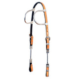 HILASON Western Genuine Leather Horse Headstall Tack Tan