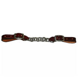 HILASON Western 5/8" Single Flat Link Nickel Twisted Curb Chain Strap
