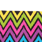 HILASON Handmade New Zealand Wool Table Mat Vibrant Chevron Zigzag Design