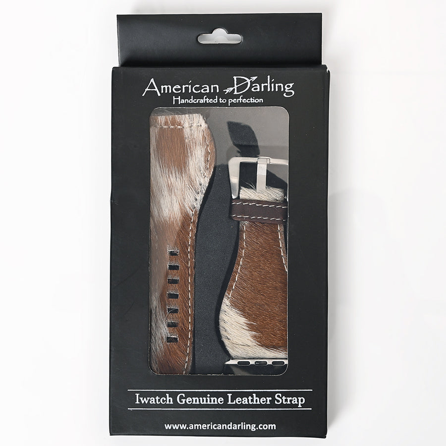 American Darling I watch strap Hand Painted American Genuine Leather Vegetable-Tanned Western Band