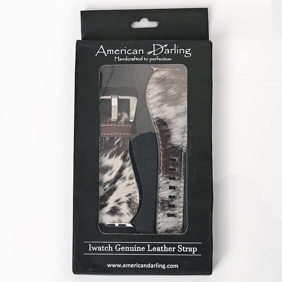 American Darling I watch strap Hand Painted American Genuine Leather Vegetable-Tanned Western Band