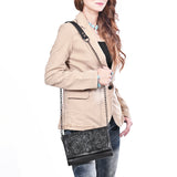 American Darling Crossbody Hand Tooled Genuine Leather Women Bag Western Handbag