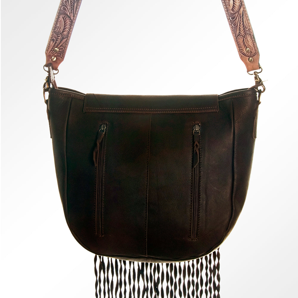 American Darling Cross Body Hand Tooled Genuine Leather Western Women Bag Handbag Purse