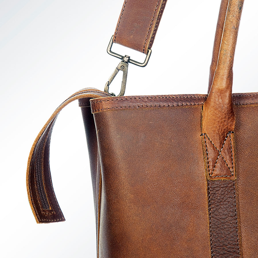 American Darling Women's Tote Bag Western Full Grain Genuine Leather Handbag