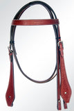 Comfytack Western Horse Bridle Headstall Mahogany