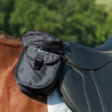 CASHEL Small Black 600 Denier (600D) Nylon English Front Pommel Saddle Bag