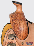 Hilason Western Horse Saddle American Leather Ranch Roping Cowboy