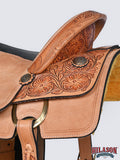 Hilason Western Horse Saddle American Leather Ranch Roping Cowboy