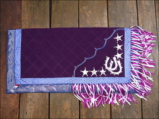 Csb103 Hilason Western Show Barrel Racing Rodeo Saddle Blanket Pad Purple