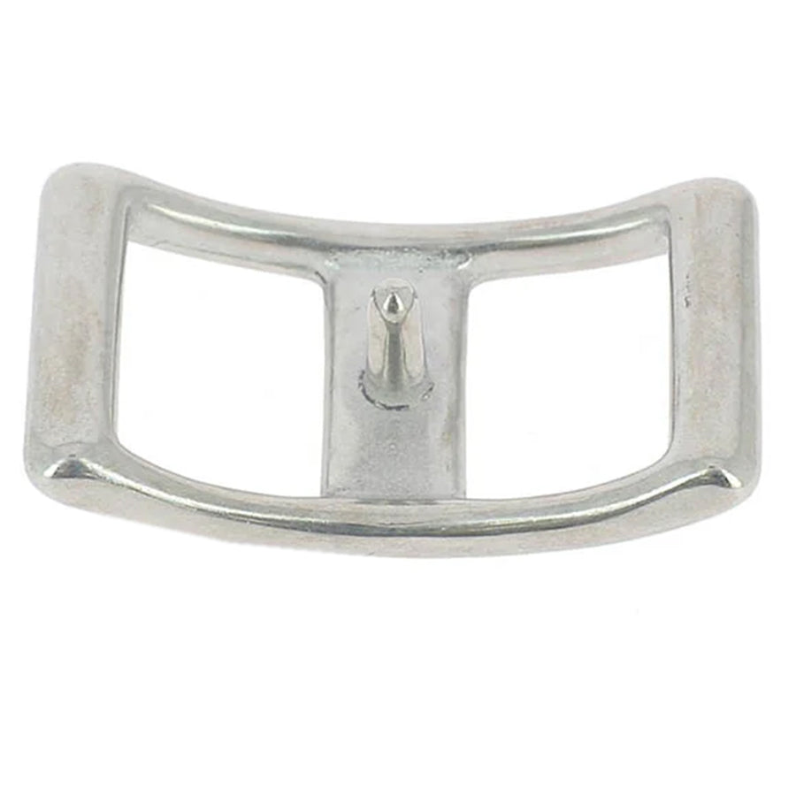 Silver metal curb chain buckle - Uhorse