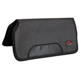 30" X 30" Hilason Air Flow Shock Absorbing Western Contoured Saddle Pad Black