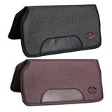 30" X 30" Hilason Air Flow Shock Absorbing Western Contoured Saddle Pad Black