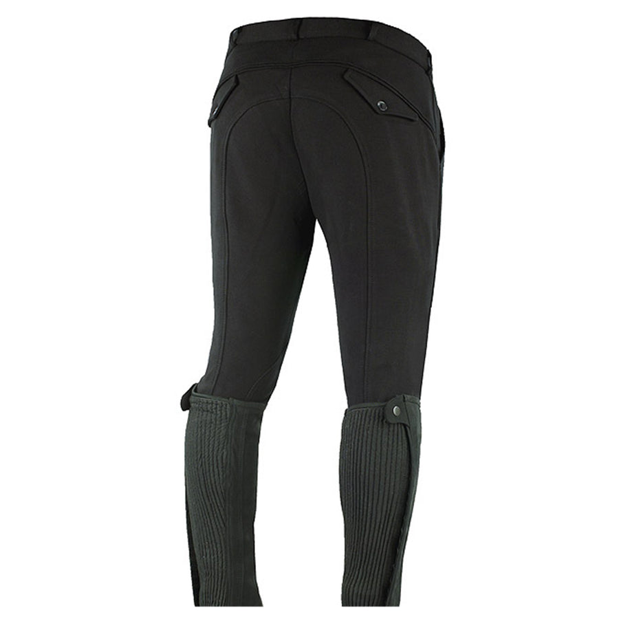 Men's Classic Cotton-Knit Breeches - Self-Patch Normal Waist Brass Hardware