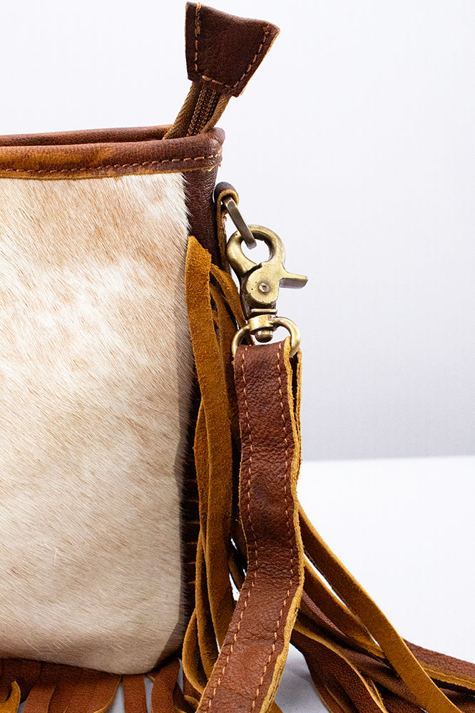 American Darling Women's Small Crossbody Bag Hair-On Western Genuine Leather Handbag