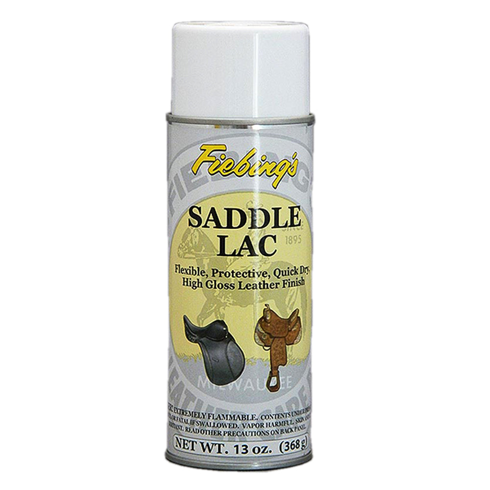 Fiebing's 13 oz Saddle Lac High Gloss Leather Finish Spray Quick-Dry Sealer