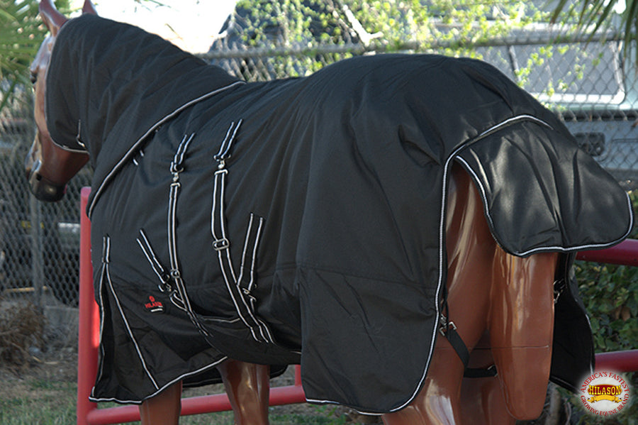 HILASON 1200D Winter Waterproof Horse Neck and Body Blanket | Turnout Blankets for Horses