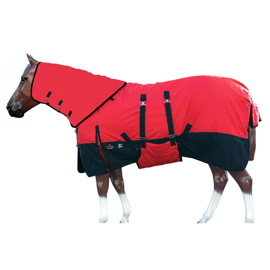 76" Hilason 1200D Waterproof Winter Horse Turnout Blanket Neck Cover Belly Wrap - Uhorse