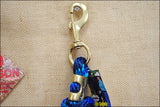 Navy-Blue-Turquoise Weaver Tack Horse Poly Lead Rope W/ Solid Brass 225 Snap