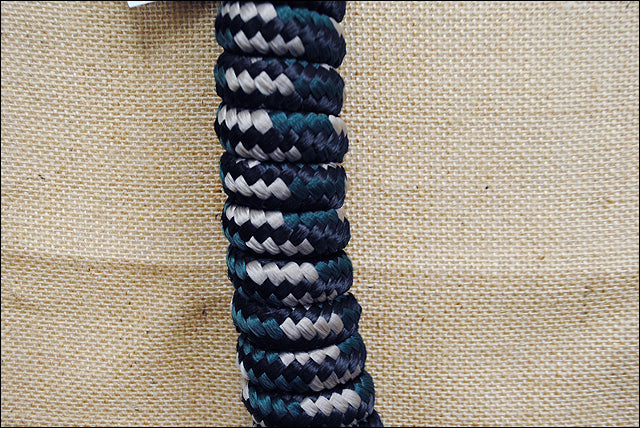 Black Hunter Green Tan Weaver Tack Horse Poly Lead Rope W/ Solid Brass 225 Snap