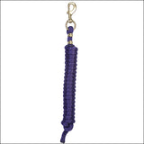 Purple Weaver Tack Horse Poly Lead Rope W/ Solid Brass 225 Snap