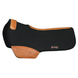 Hilason Western Wool Felt Horse Saddle Pad W/ Distressed Wear Leather