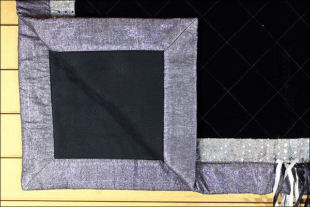 Hilason Western Show Barrel Racing Rodeo Saddle Blanket Pad Black