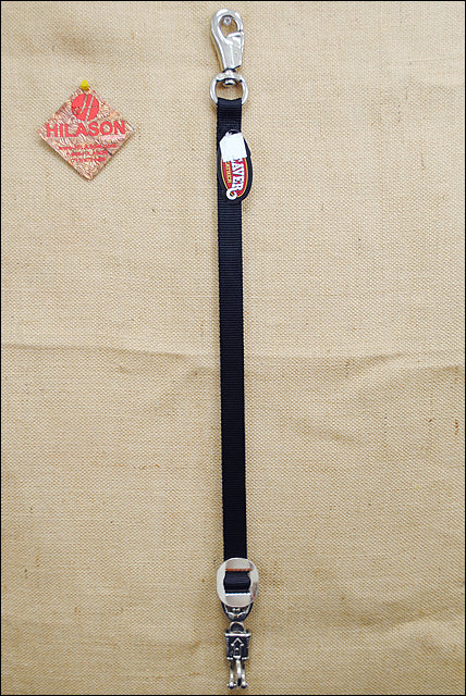 Weaver Black Nylon Tack Horse Trailer Tie Nickel Plated Hardware