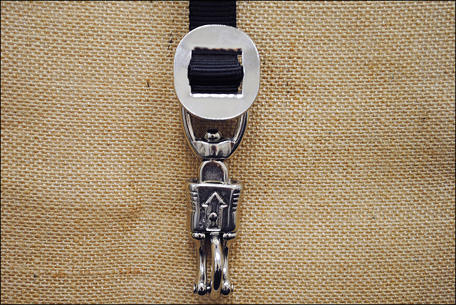 Weaver Black Nylon Tack Horse Trailer Tie Nickel Plated Hardware