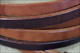 Weaver Leather Horizons Horse Split Reins Golden Brown