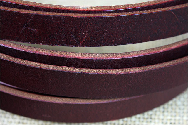8Ft Burgundy Weaver Latigo Leather Split Reins Water Loops Tie Ends Horse Tack