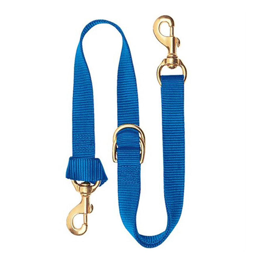 Weaver Premium Nylon Horse Tie Down with Solid Brass Hardware – Adjustable 1" x 40"