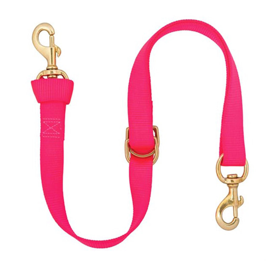 Weaver Premium Nylon Horse Tie Down with Solid Brass Hardware – Adjustable 1" x 40"