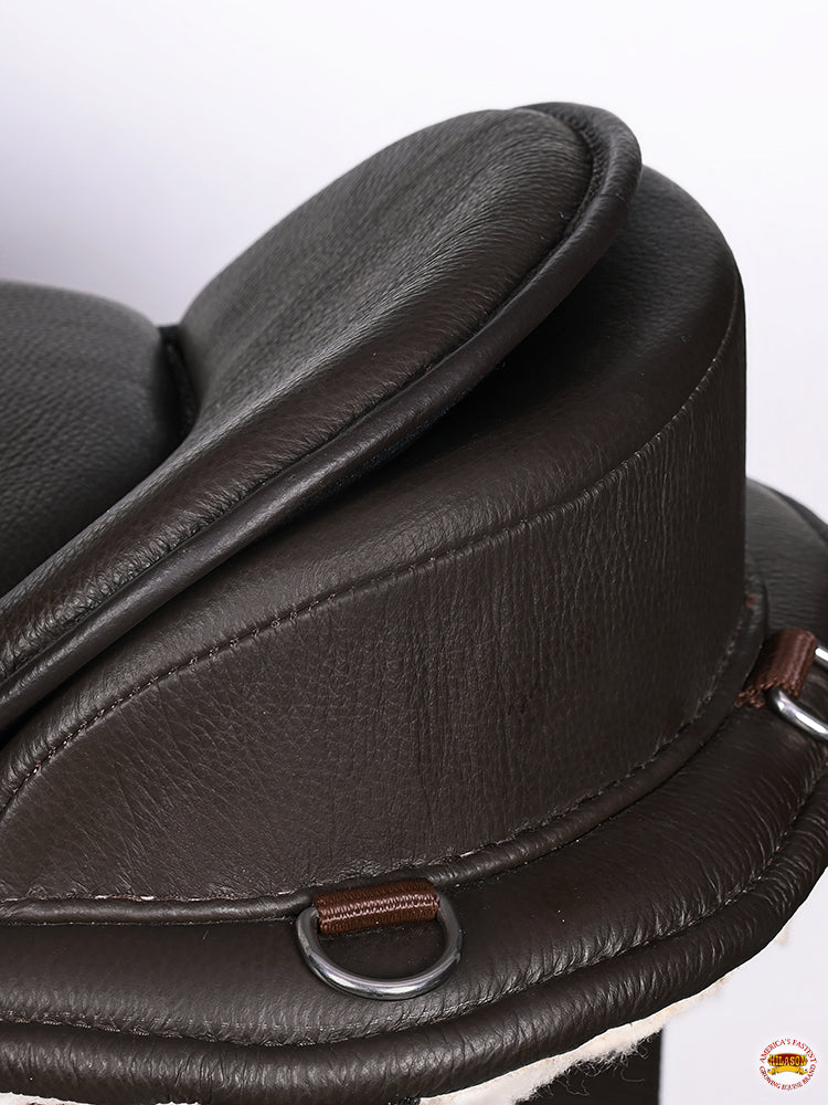 Horse English Treeless Saddle Hilason Endurance Trail Pleasure Leather