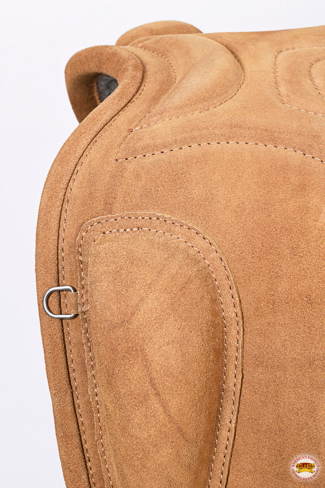 HILASON Western Baretek Bareback Pad Horsemanship Treeless Leather Black | Saddle Riding for Horses