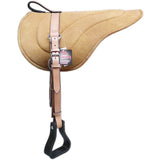Hilason Natural Horsemanship Leather Bareback Western Treeless Saddle Pad