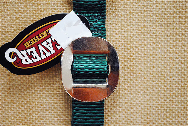 Weaver Hunter Green Nylon Tack Horse Trailer Tie Nickel Plated Hardware