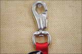 Weaver Red Nylon Tack Horse Trailer Tie Nickel Plated Hardware