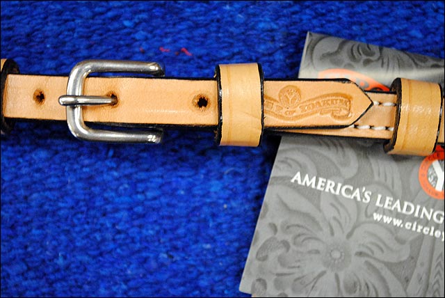 Circle Y Horse Tack Leather Curb Strap Ultra Lite