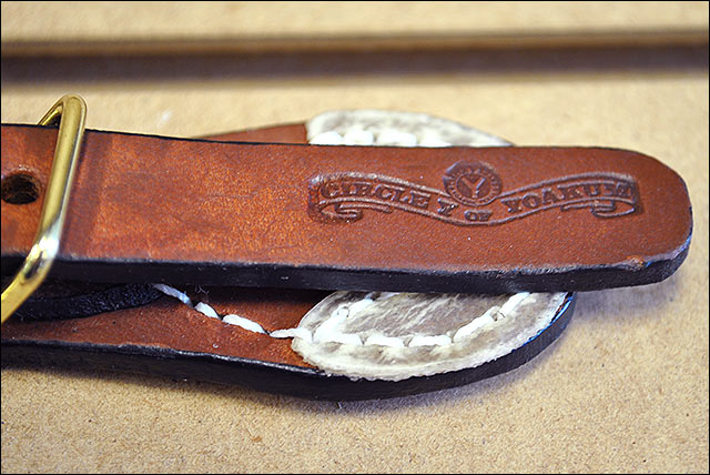 Spur Strap-Mens-Rawhide Tips -