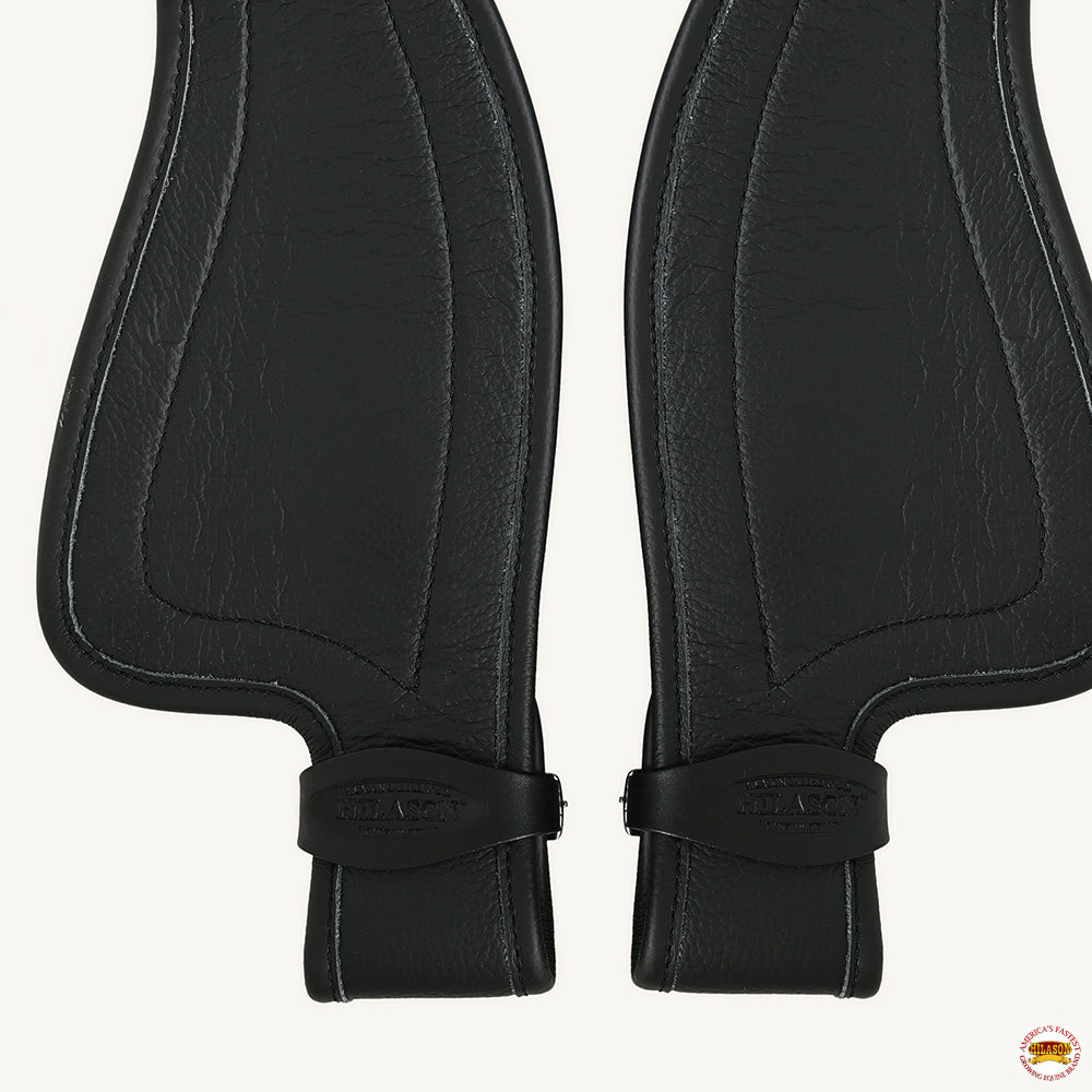 Hilason Replacement Leather Fenders Pair Horse Endurance Saddle Black