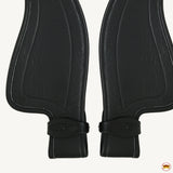 Hilason Replacement Leather Fenders Pair Horse Endurance Saddle Black