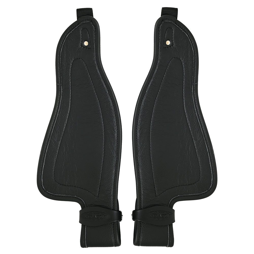 Hilason Replacement Leather Fenders Pair Horse Endurance Saddle Black