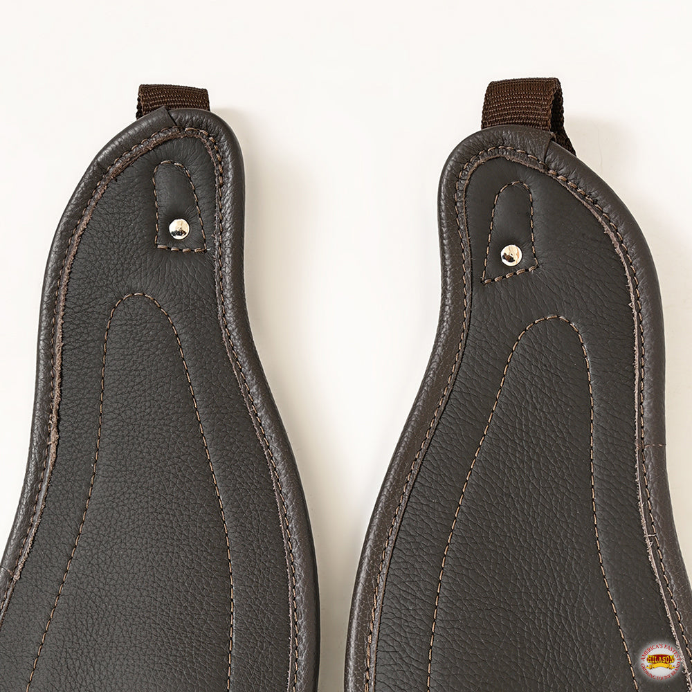 Hilason Replacement Leather Fenders Pair Horse Endurance Saddle Brown