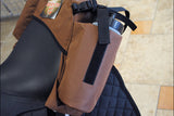 600D Cordura Outer Saddle Bags W/Bottle Brown Hilason