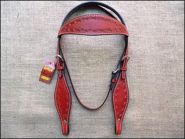 HILASON Western Horse Headstall Breast Collar Set Tack Genuine American Leather | For Horses Headstalls