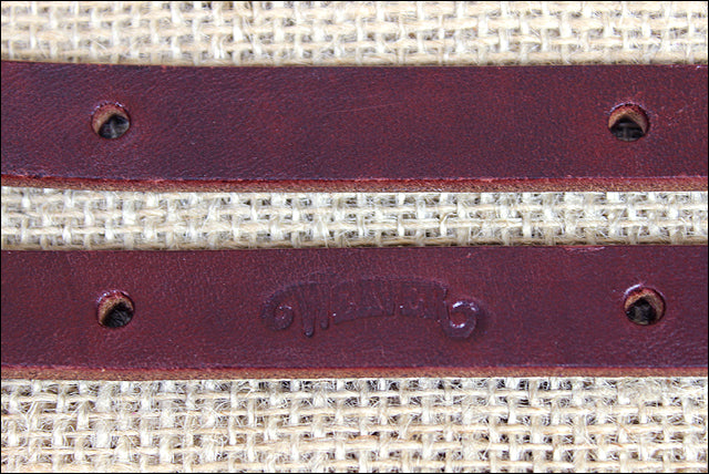 Weaver 5/8In X 7Ft Burgundy Latigo Leather 3 Plait Roper Rein Western Tack Horse