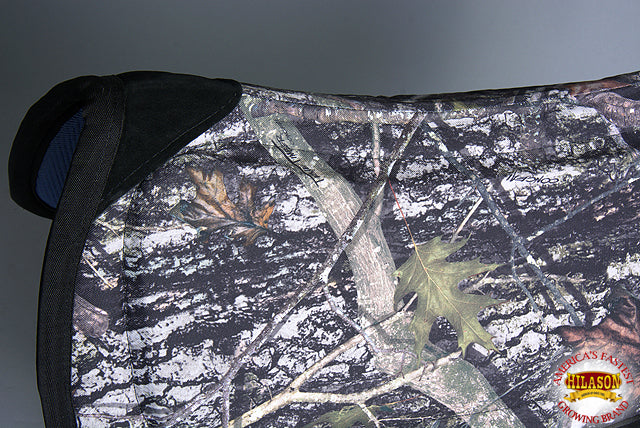 30" X 34" Hilason Shock Absorbing Anti Slip Western Round Saddle Pad Camo