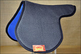 22X38 Black Hilason English All Purpose Anti Slip Horse Saddle Pad Made In Usa