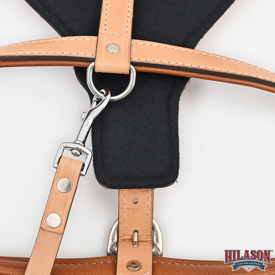 Large Leather Dog Harness Tan Padded Genuine With Matching Leash Hilason