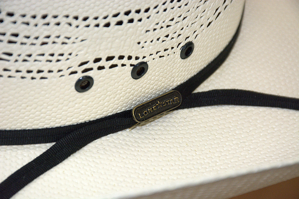 Lonestar Straw Cowboy Hat For Men & Women Breathable Western Wide Brim for Sun Protection